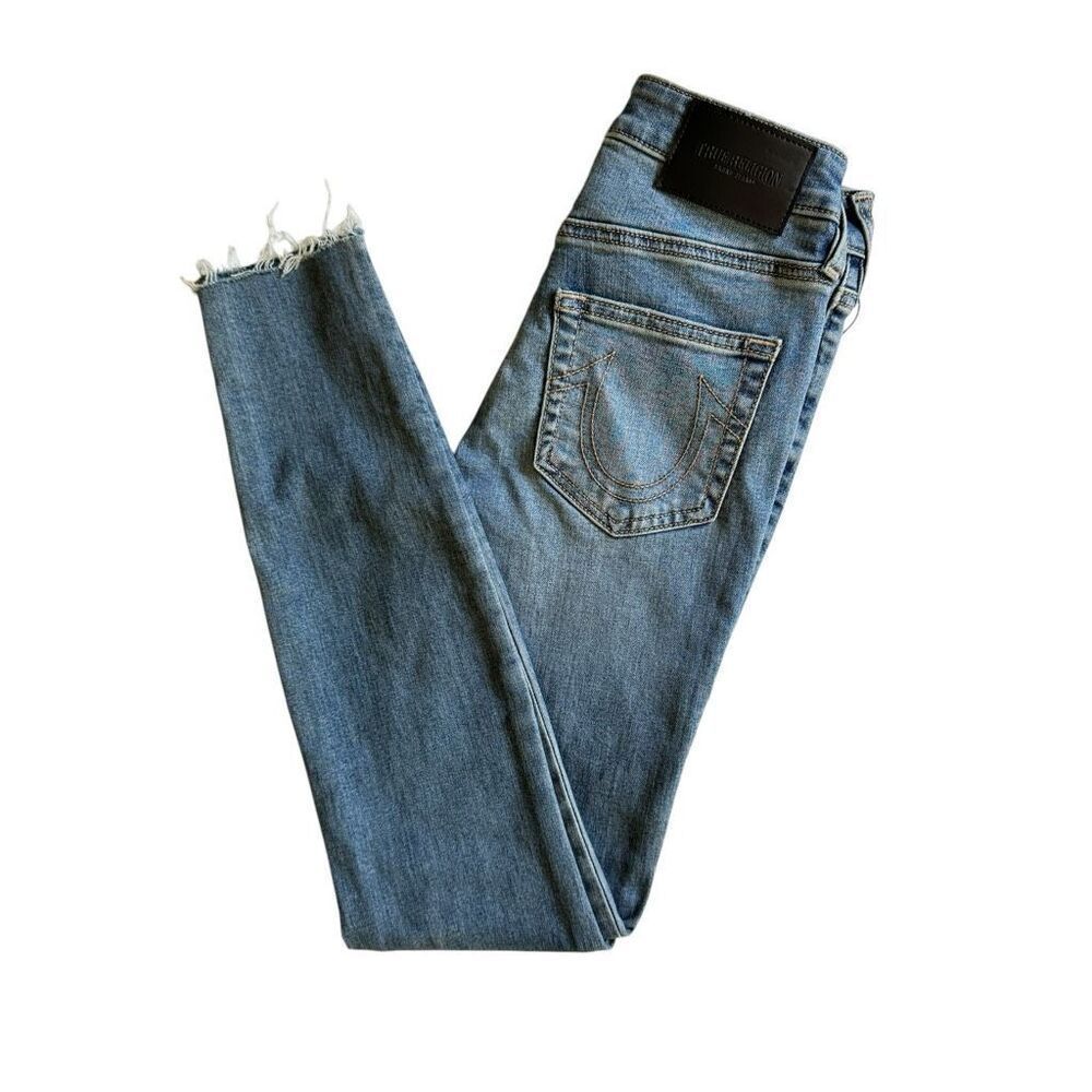 True Religion Halle High Rise Super Skinny Jeans - Size 24